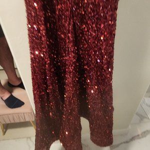 Cinderella Devine burgandy dress size 10